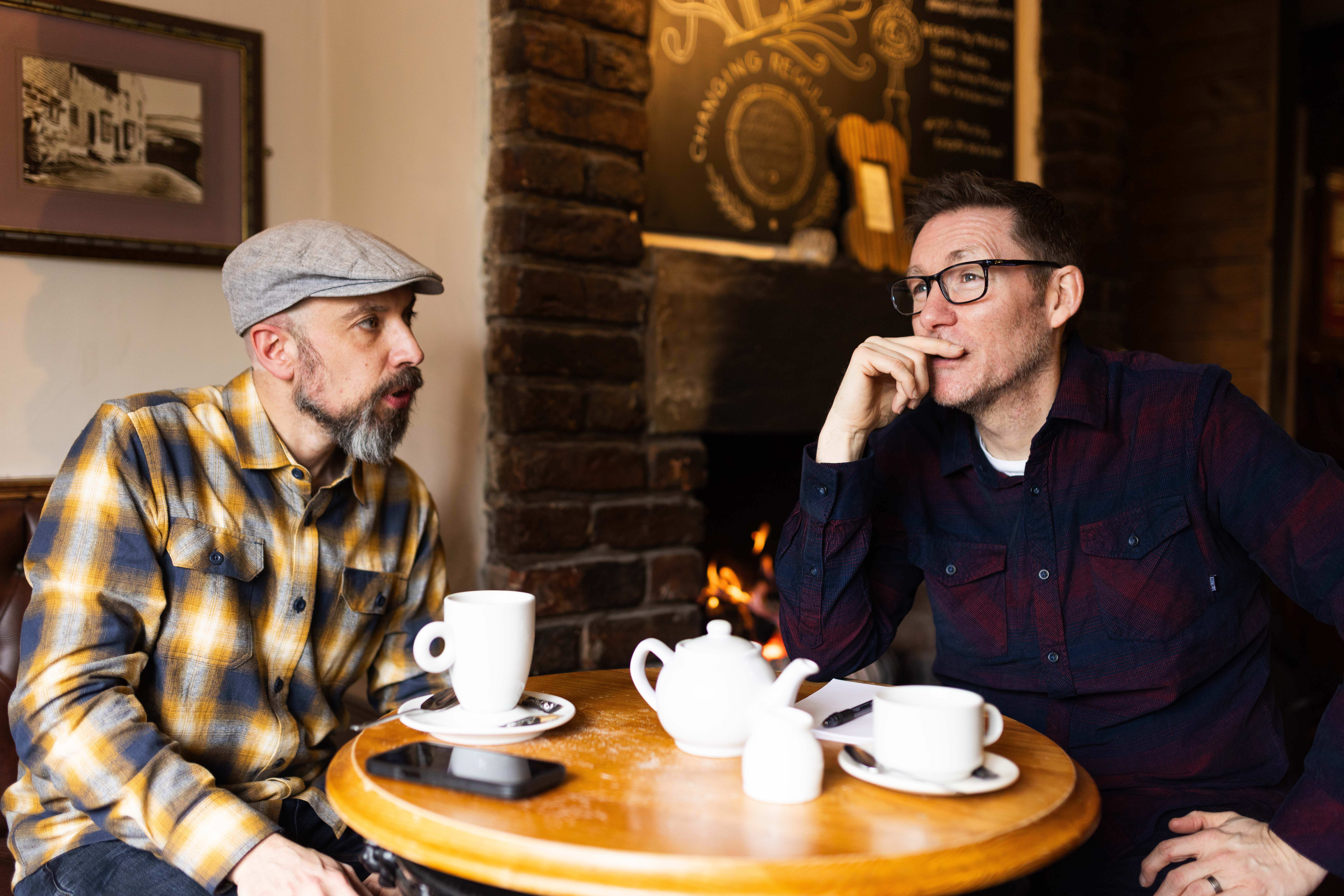 James and Garry in advisory conversation