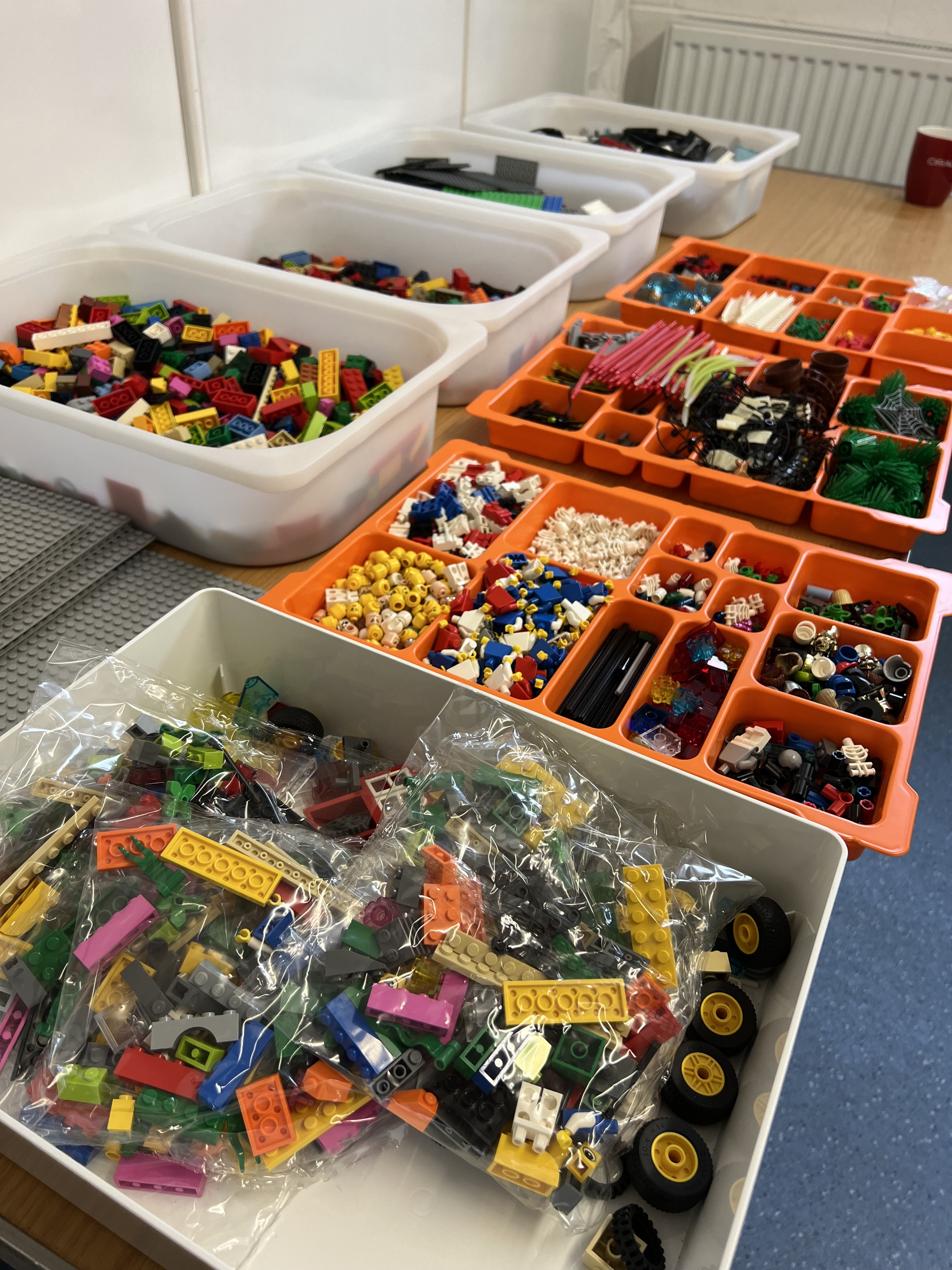 LEGO® model on notebook — it's all about the model