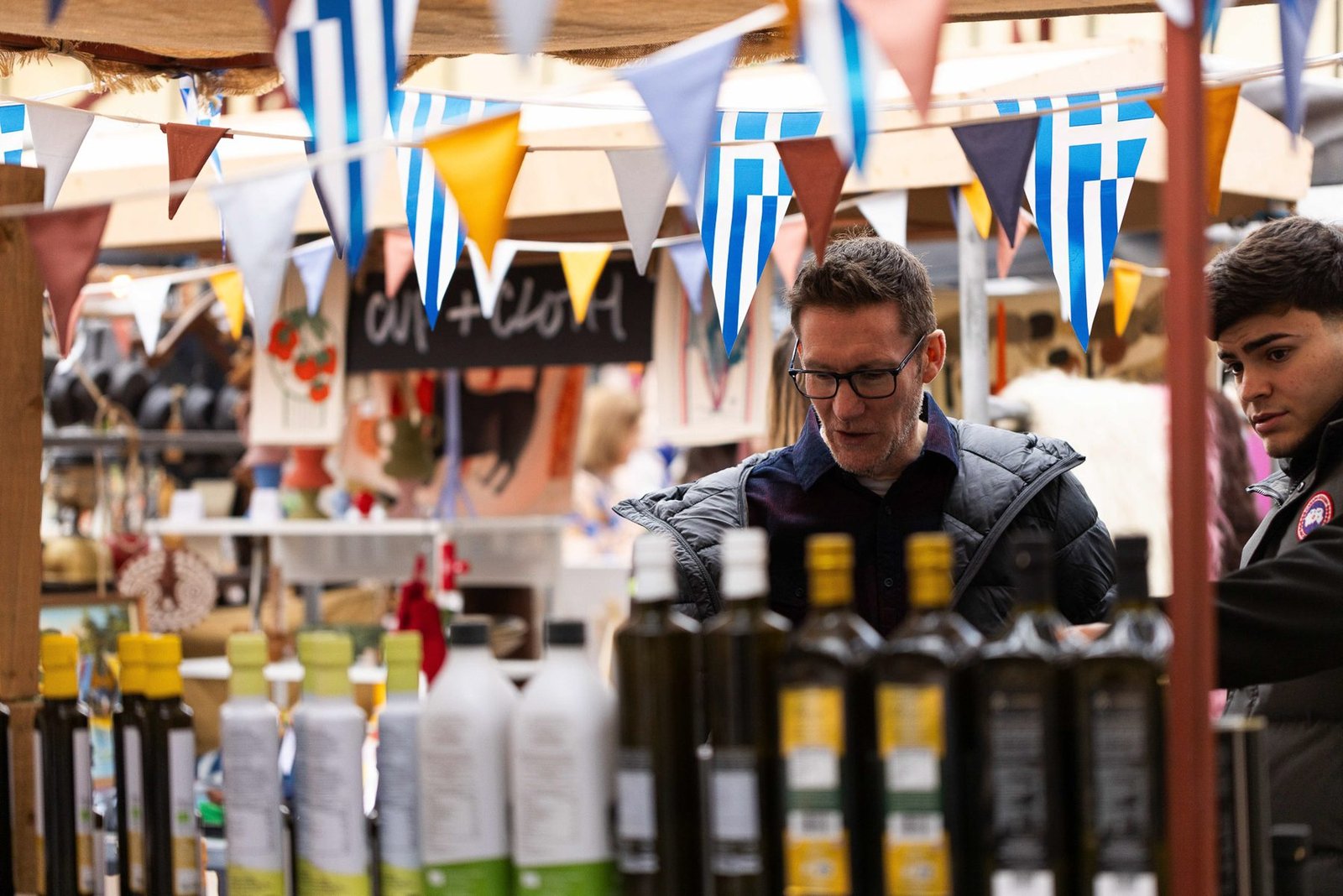 Garry at the market
